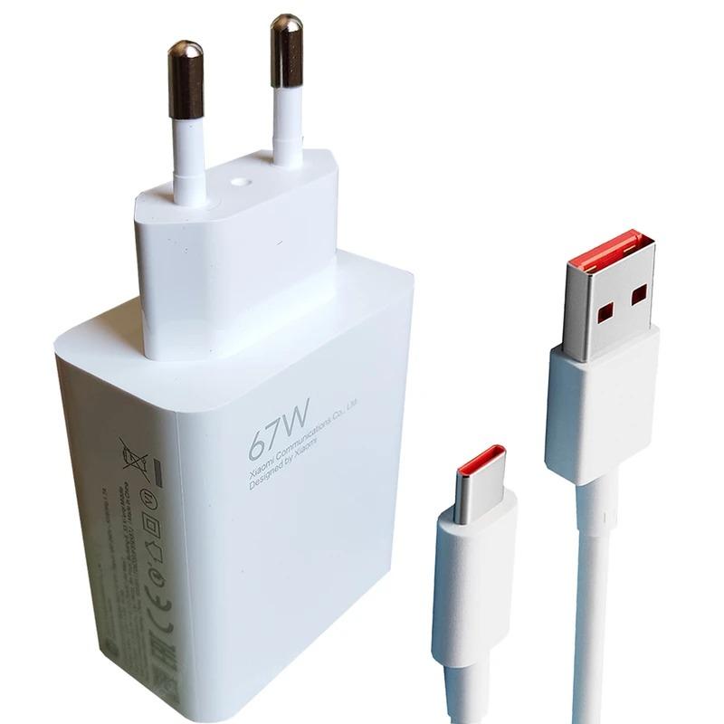 شارژر شیائومی 67W با کابل فست