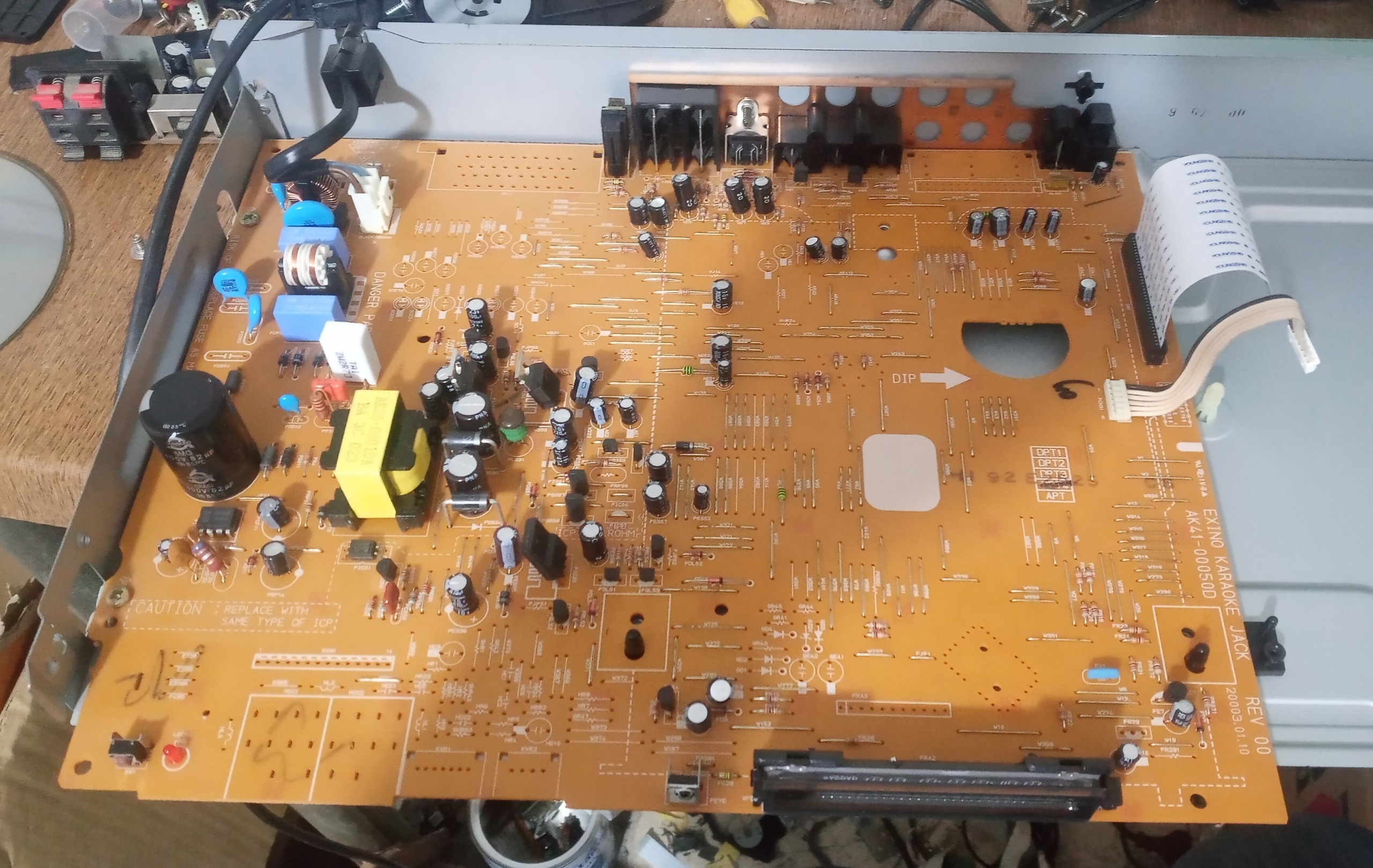 برد تغذیه دی وی دی پلیر سامسونگ مدل DVD-E2525