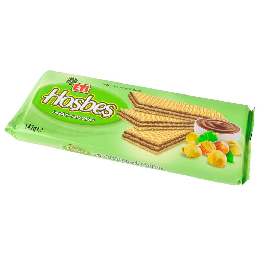ویفر هوش بش فندق Hosbes فروش کارتنی اصل ترکیه