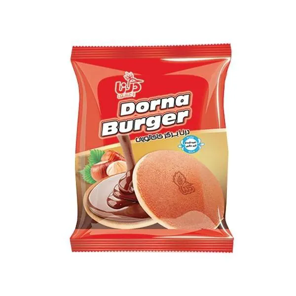 پک 6تایی کیک برگر کاکائویی درنا 40 گرمی