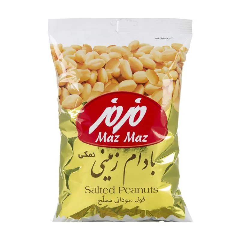 بادام زمینی نمکی مزمز 350گرمی