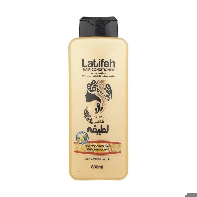 نرم کننده مو لطیفه سری Golden حجم 800 میلی لیتر