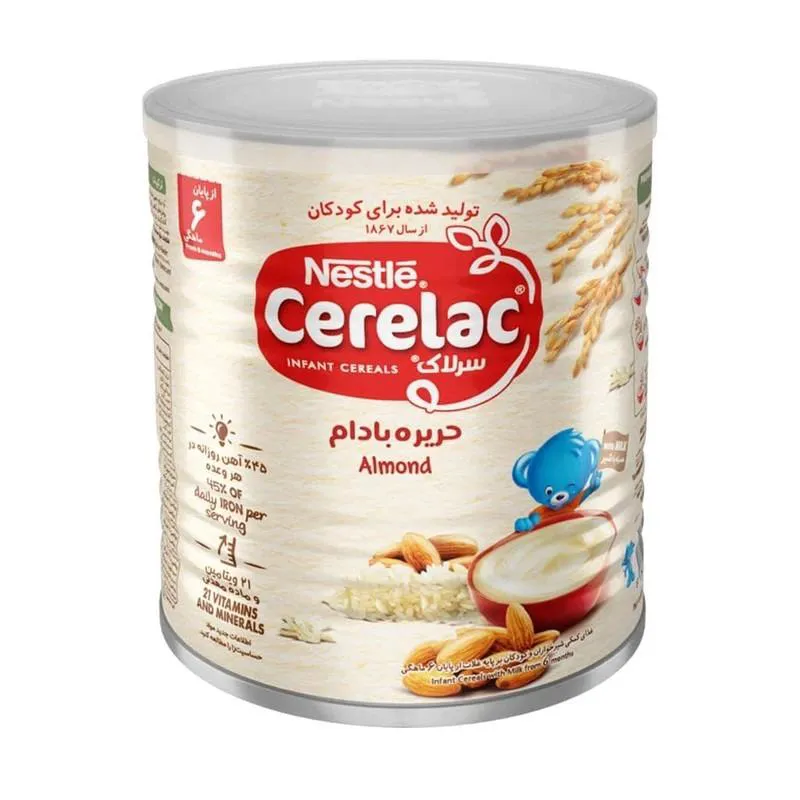 غذای کودک حریره بادام سرلاک نستله 400 گرمی