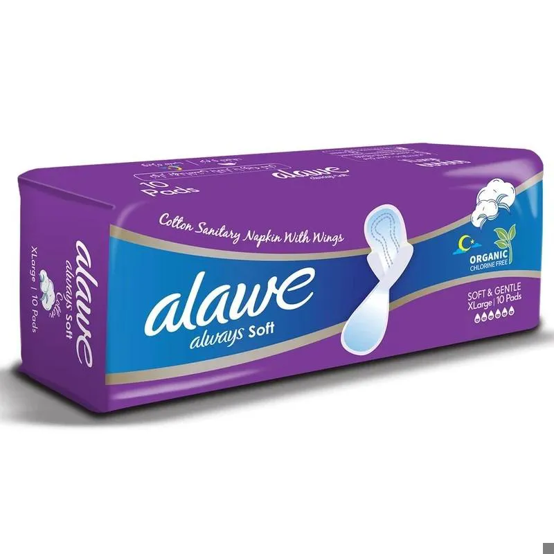 پک 2 عددی نوار بهداشتی آلاوه ضخیم سایز XL