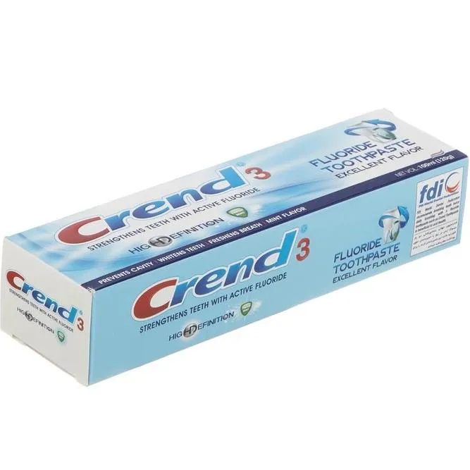 خمیردندان سه رنگ 100 میلی لیتری کرند Crend3