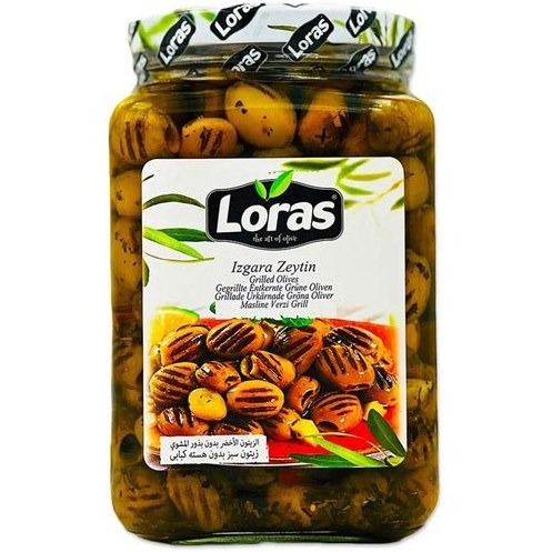 زیتون بدون هسته کبابی لوراس loras اصل ترکیه