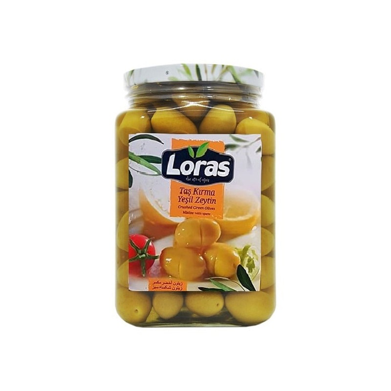زیتون سبز Loras لوراس شکسته وارداتی اصل ترکیه