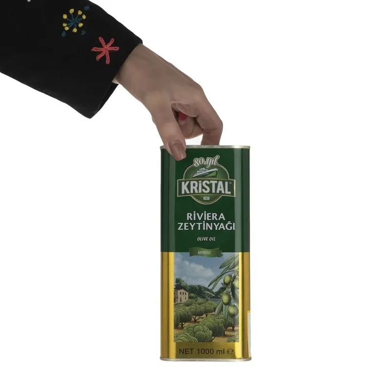 روغن زیتون 1 لیتری اورجینال کریستال وارداتی ترکیه