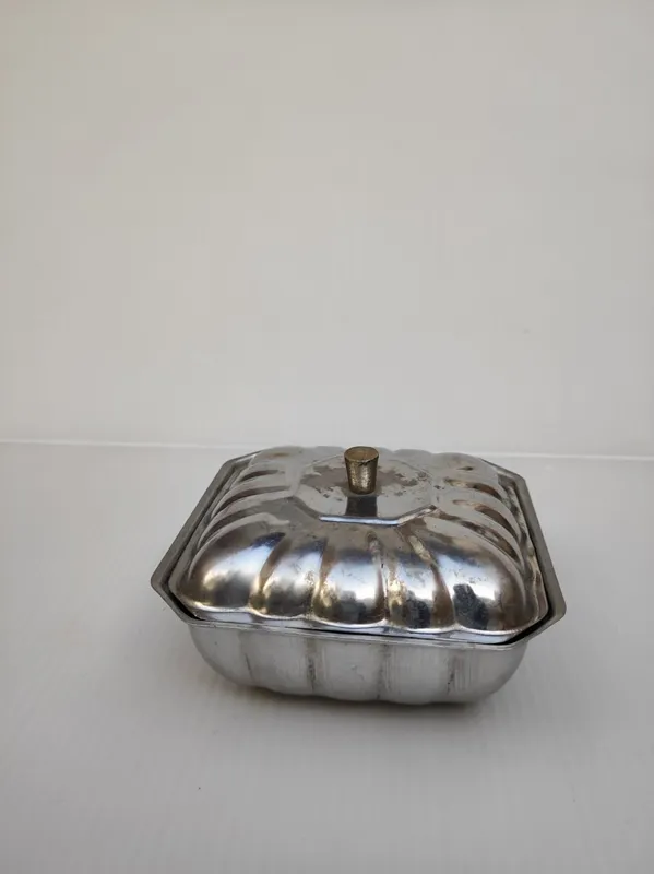 قندان استیل قدیمی دوره پهلوی