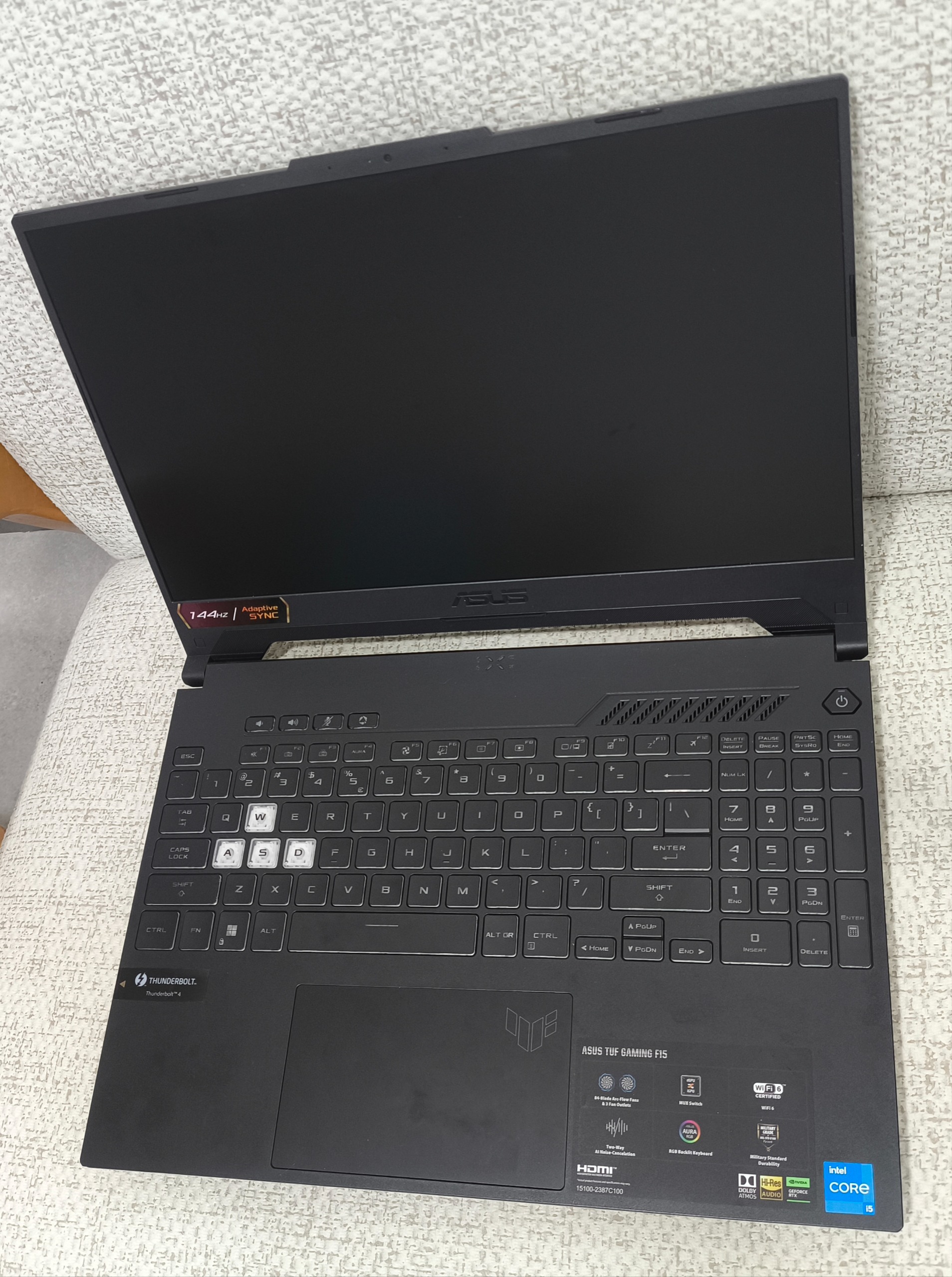 لپ تاپ Asus TUF gaming f15 FX507ZC