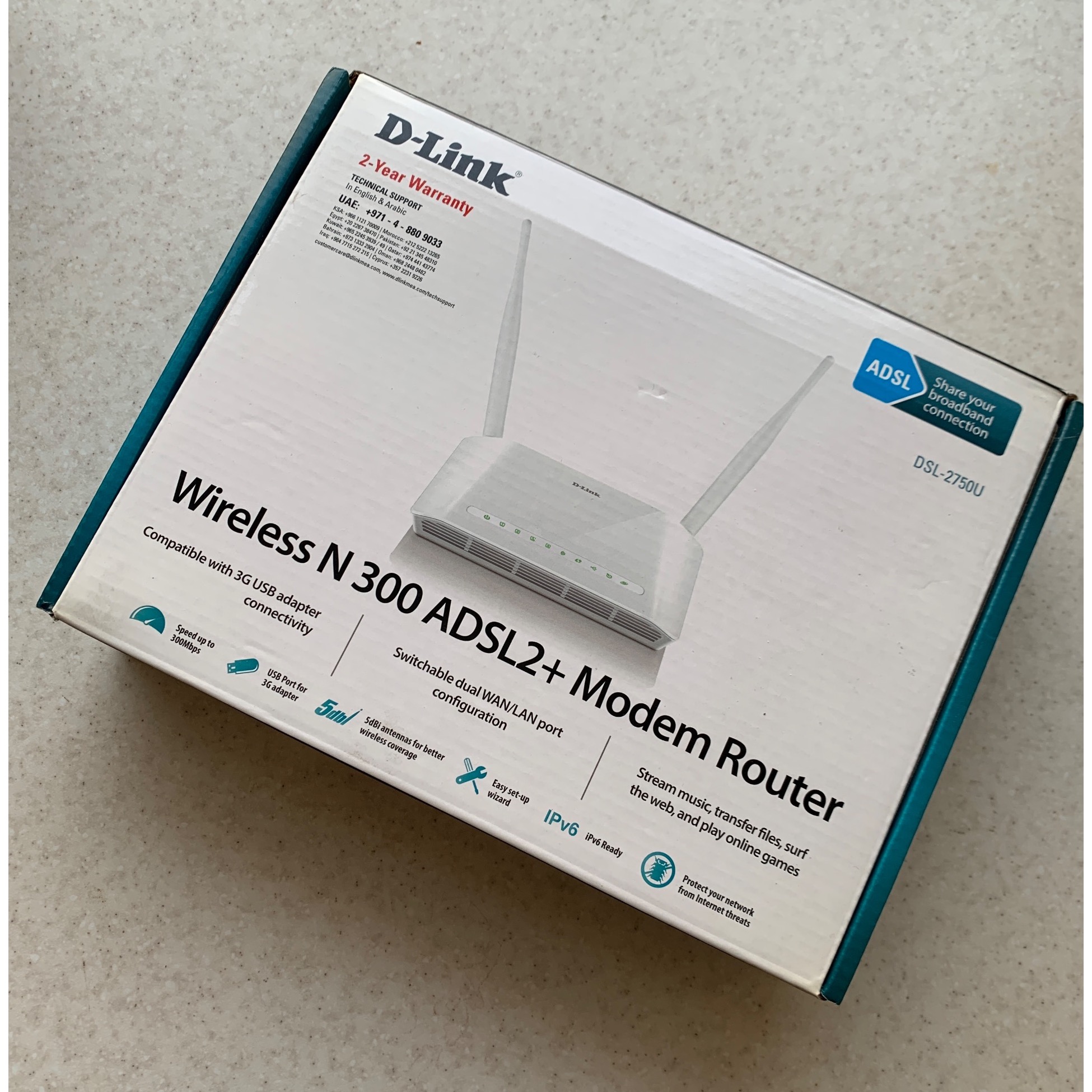 مودم روتر dsl-2750u dlink wireless n300 دی لینک