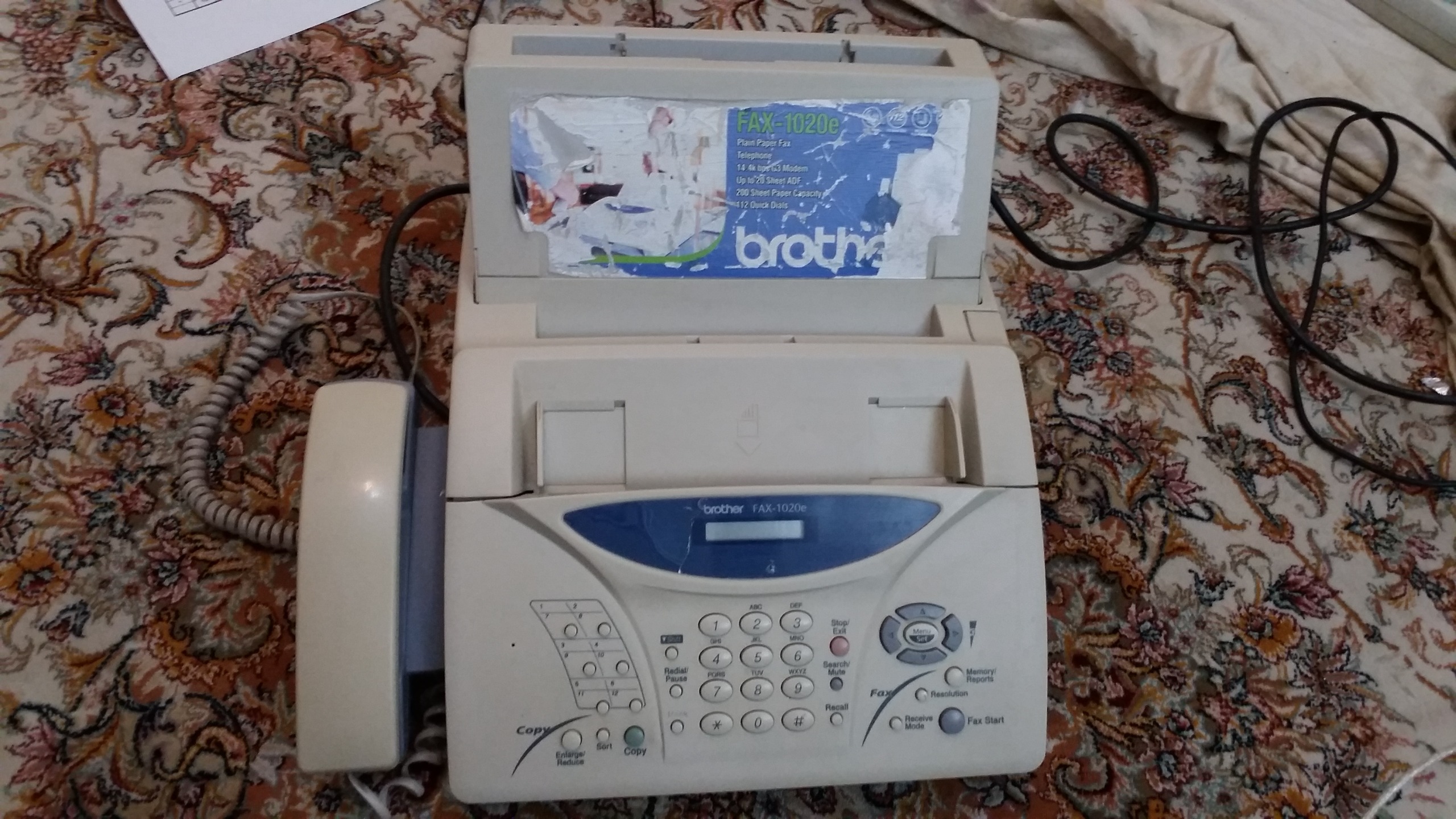 فکس کپی وتلفن برادر1020e