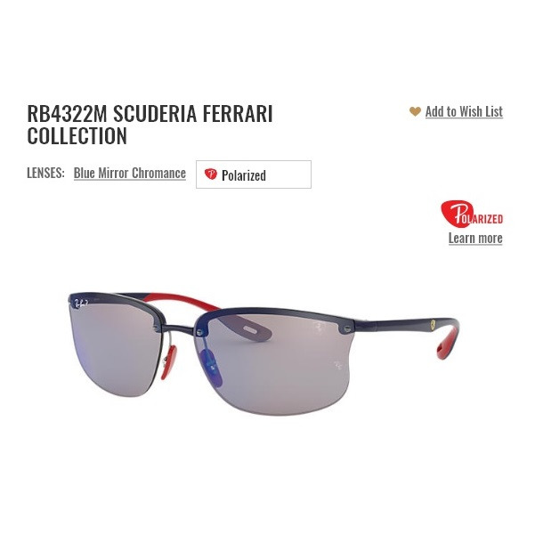 عینک آفتابی ری بن سری فراری Ray Ban