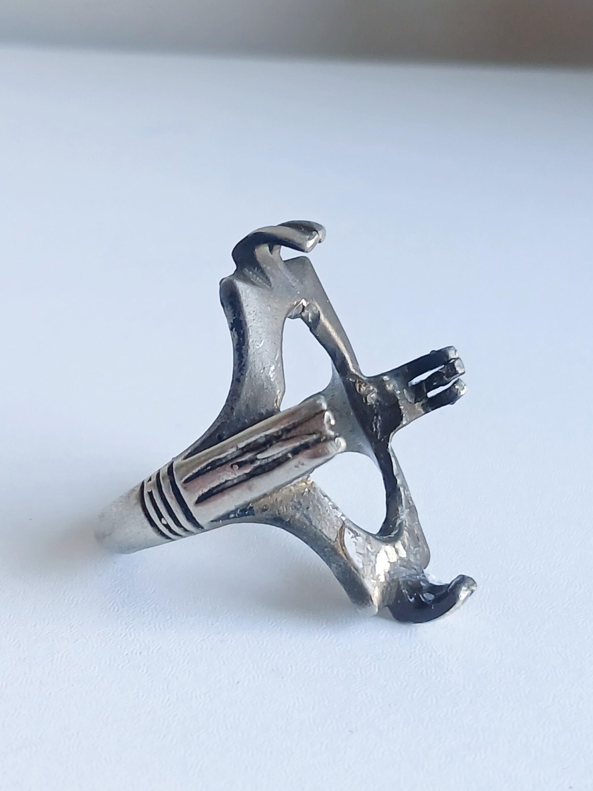 رکاب انگشتر عیار پایین  دست دوم