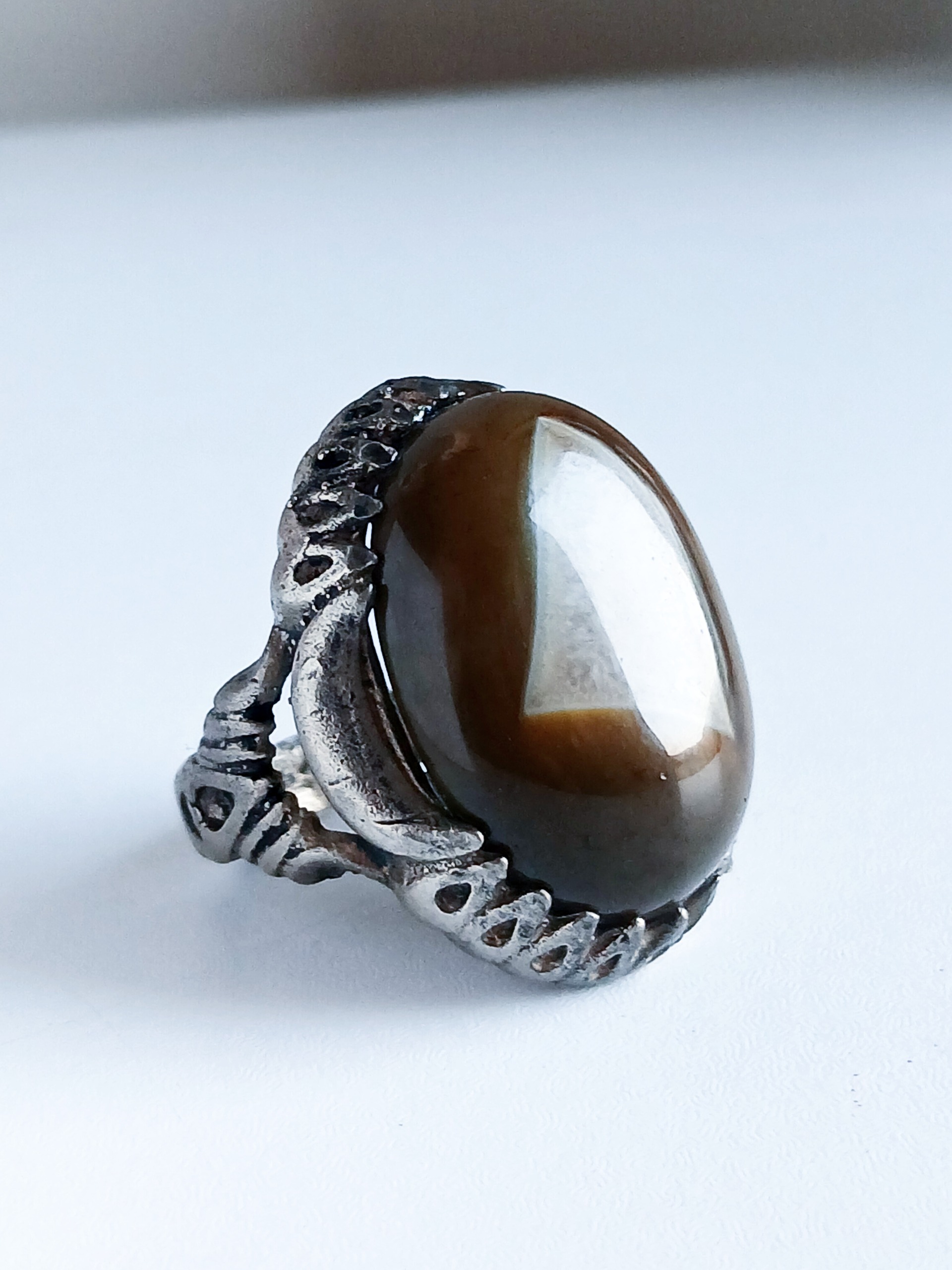 انگشتر عقیق سلیمانی یه سبز خاص