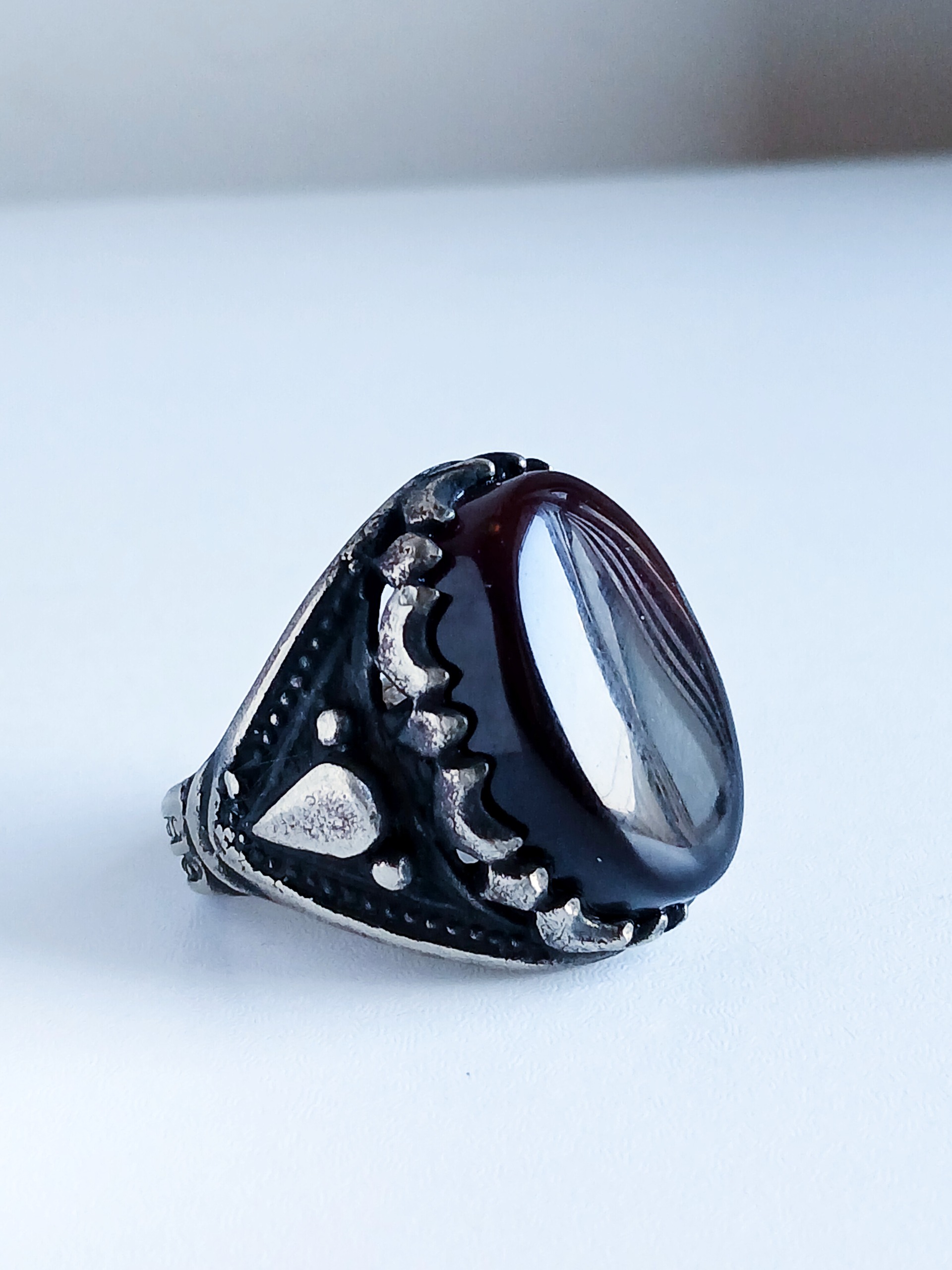 انگشتر شفت العبد معدنی زیبا