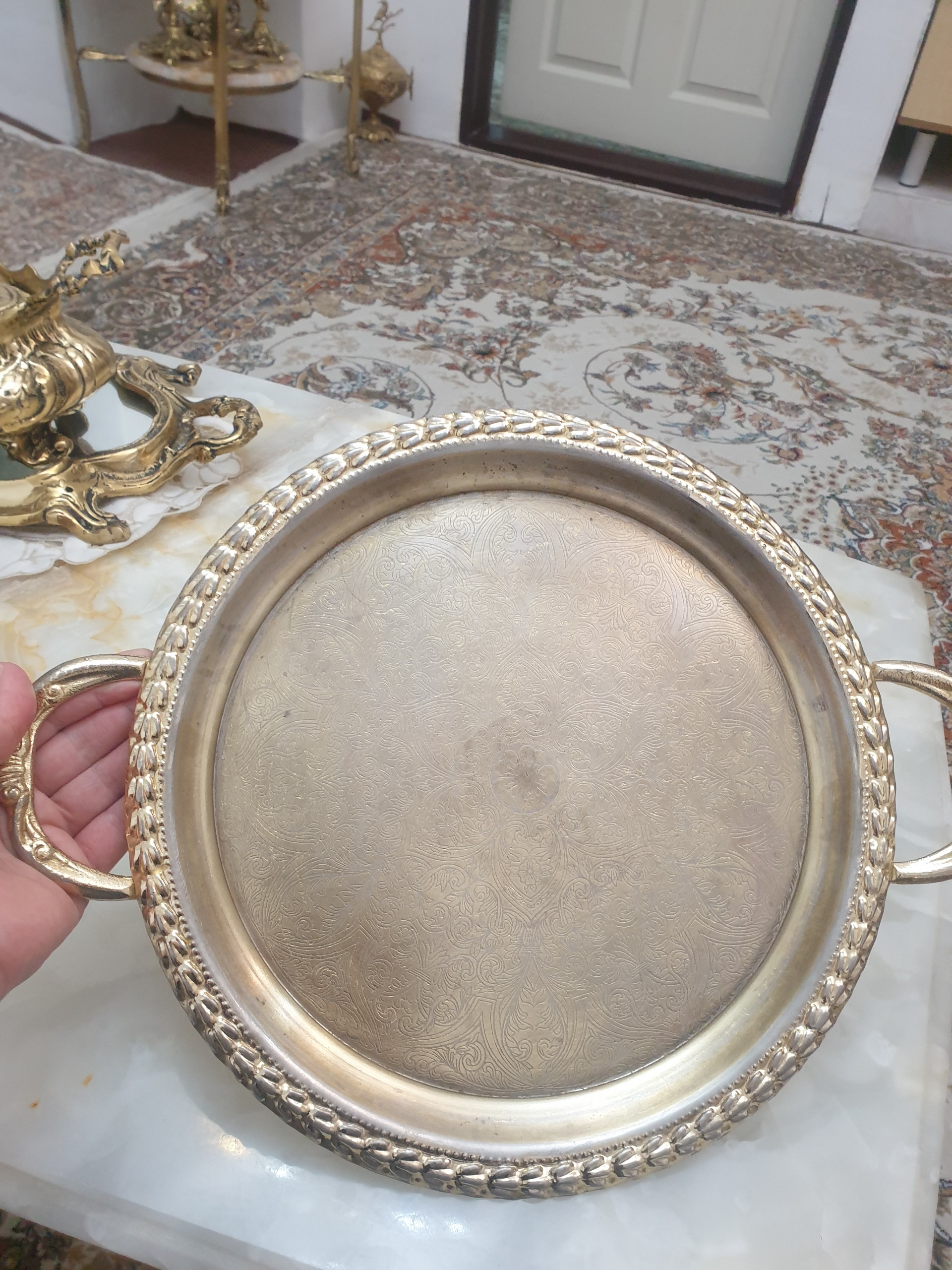 سینی برنز قدیمی