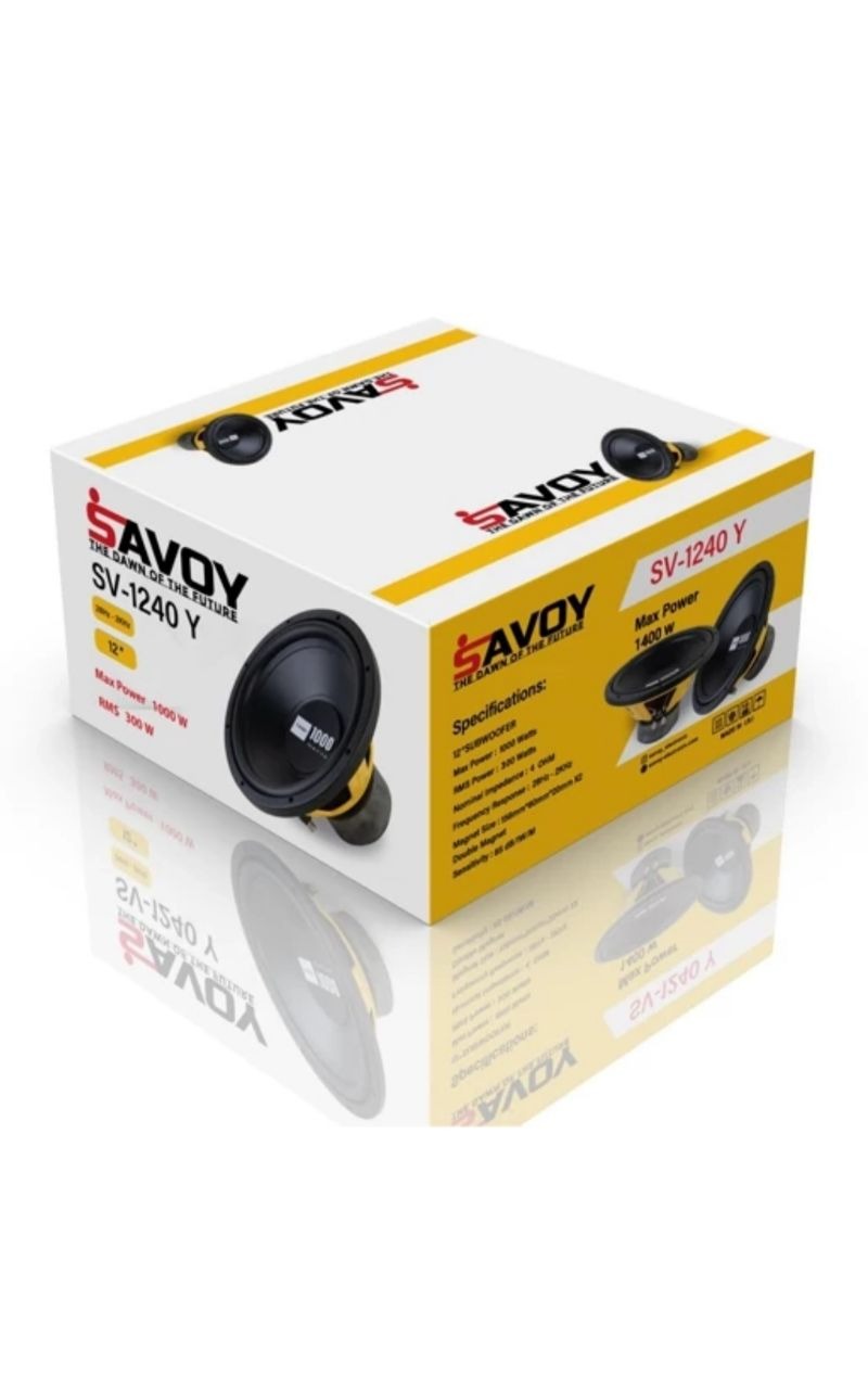 ساب ووفر خودرو حرفه ای ساووی sv-1240V