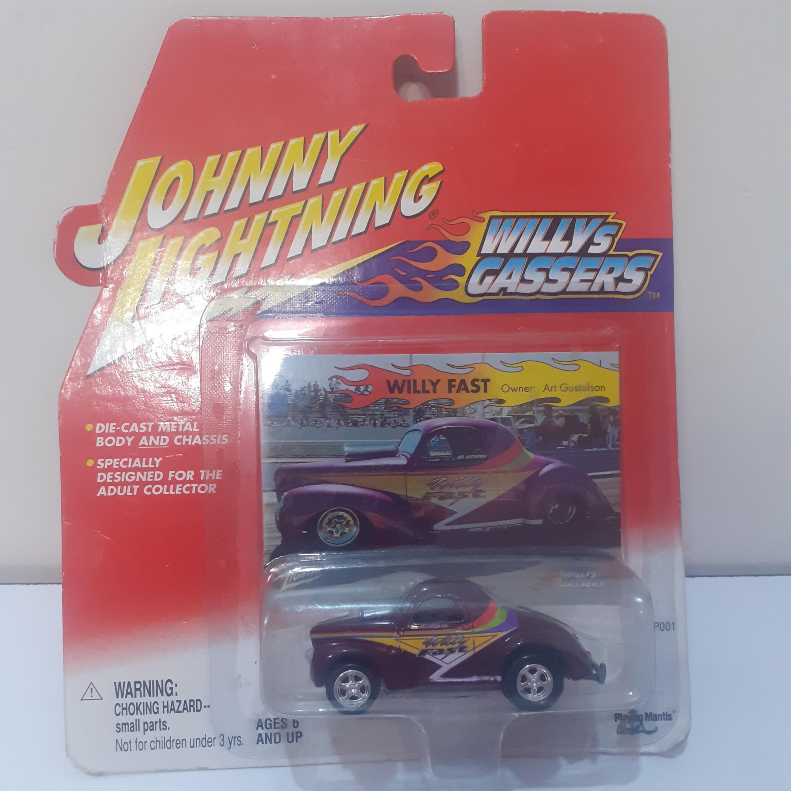 ماکت ماشین فلزی جانی لایتینگ قدیمی