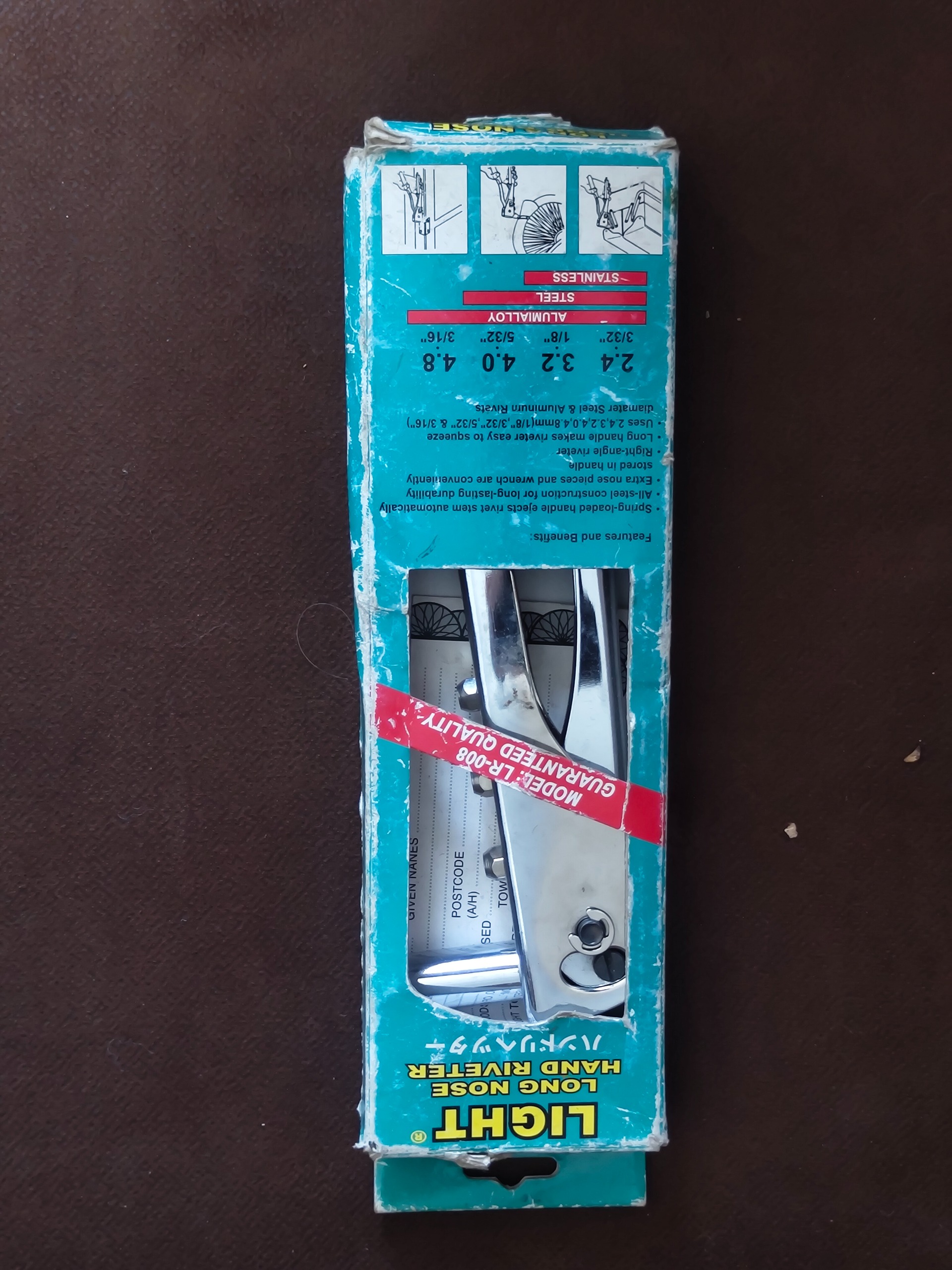 دستگاه پرچ ژاپنی مدل LR-008
