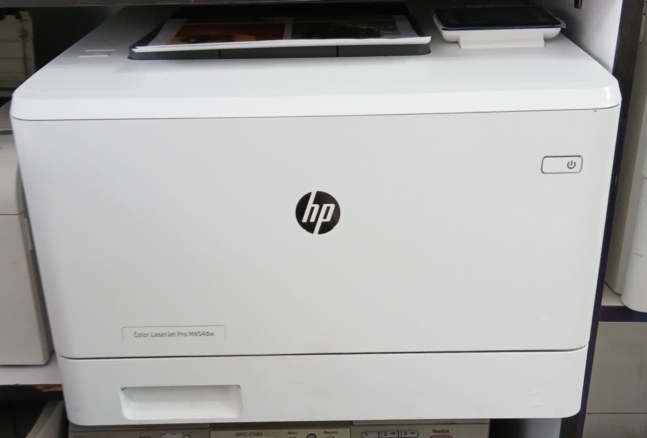 پرینتر رنگی HP 454dw، با کیفیت عالی چاپ