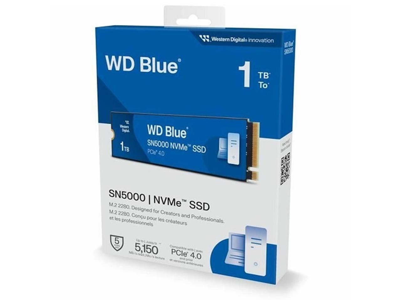 24ماه سازگار SSD wd blue sn5000 nvme4 1tb