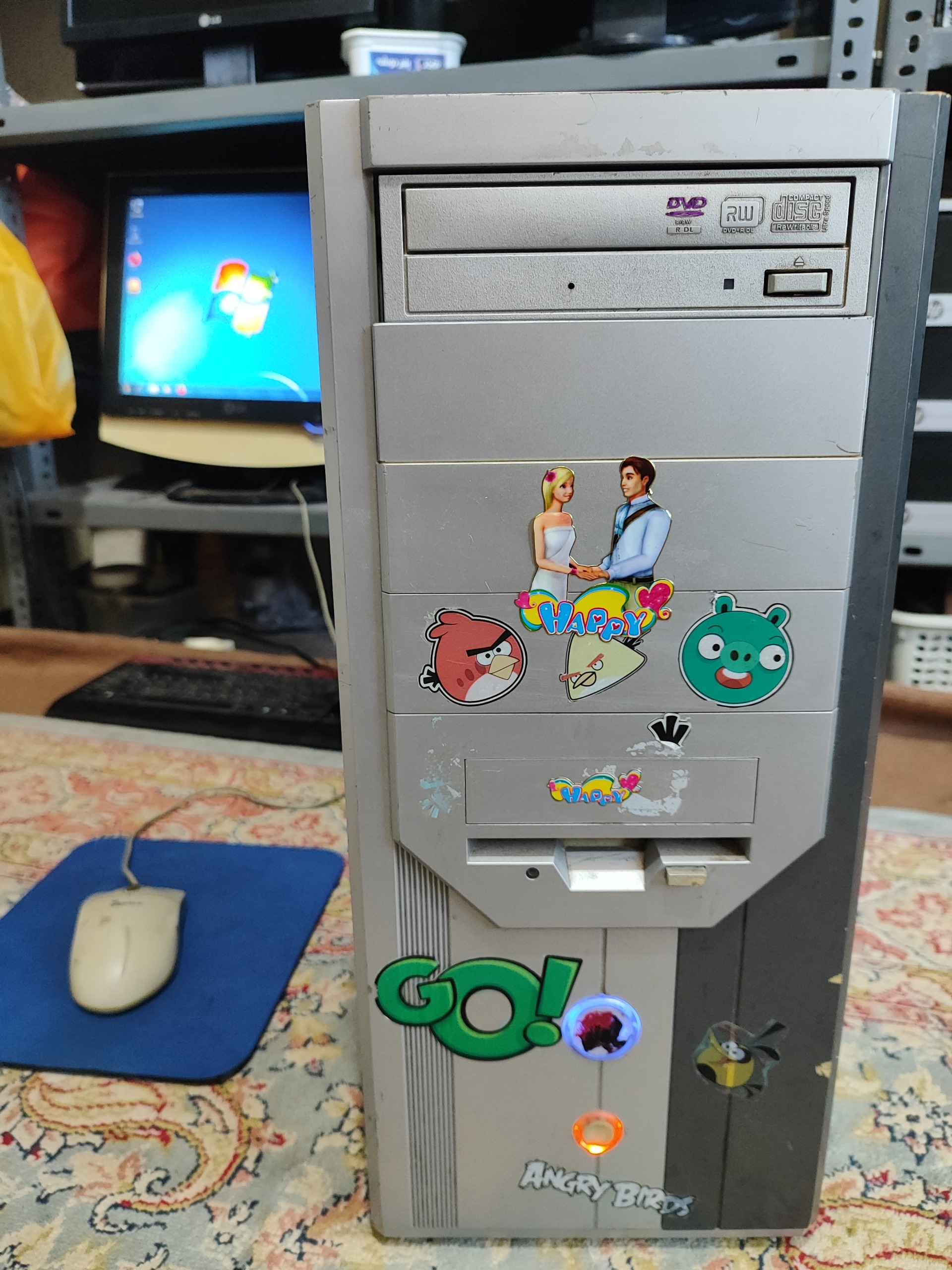 کیس اداری 2هسته ای رم 2 ddr2 هارد 80