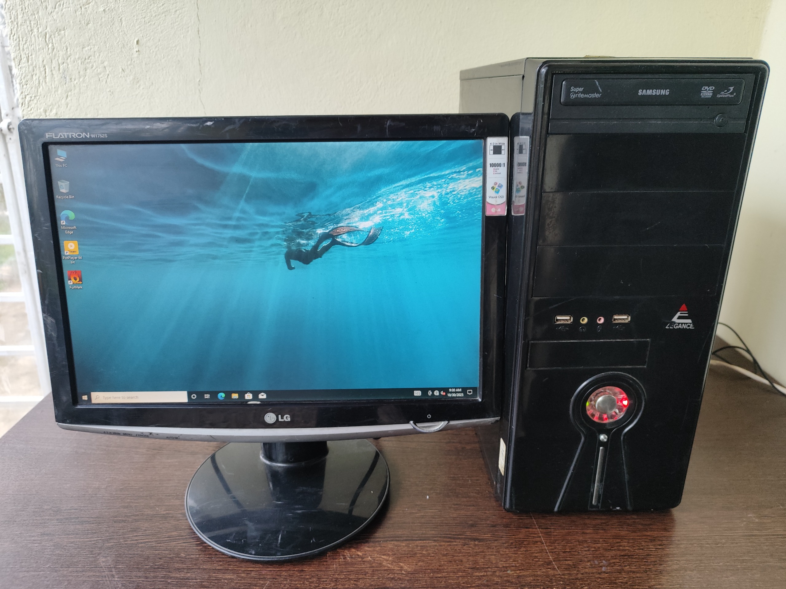 کامپیوتر ddr4 نسل 6 با رم 8 هارد 500 گرافیک 1