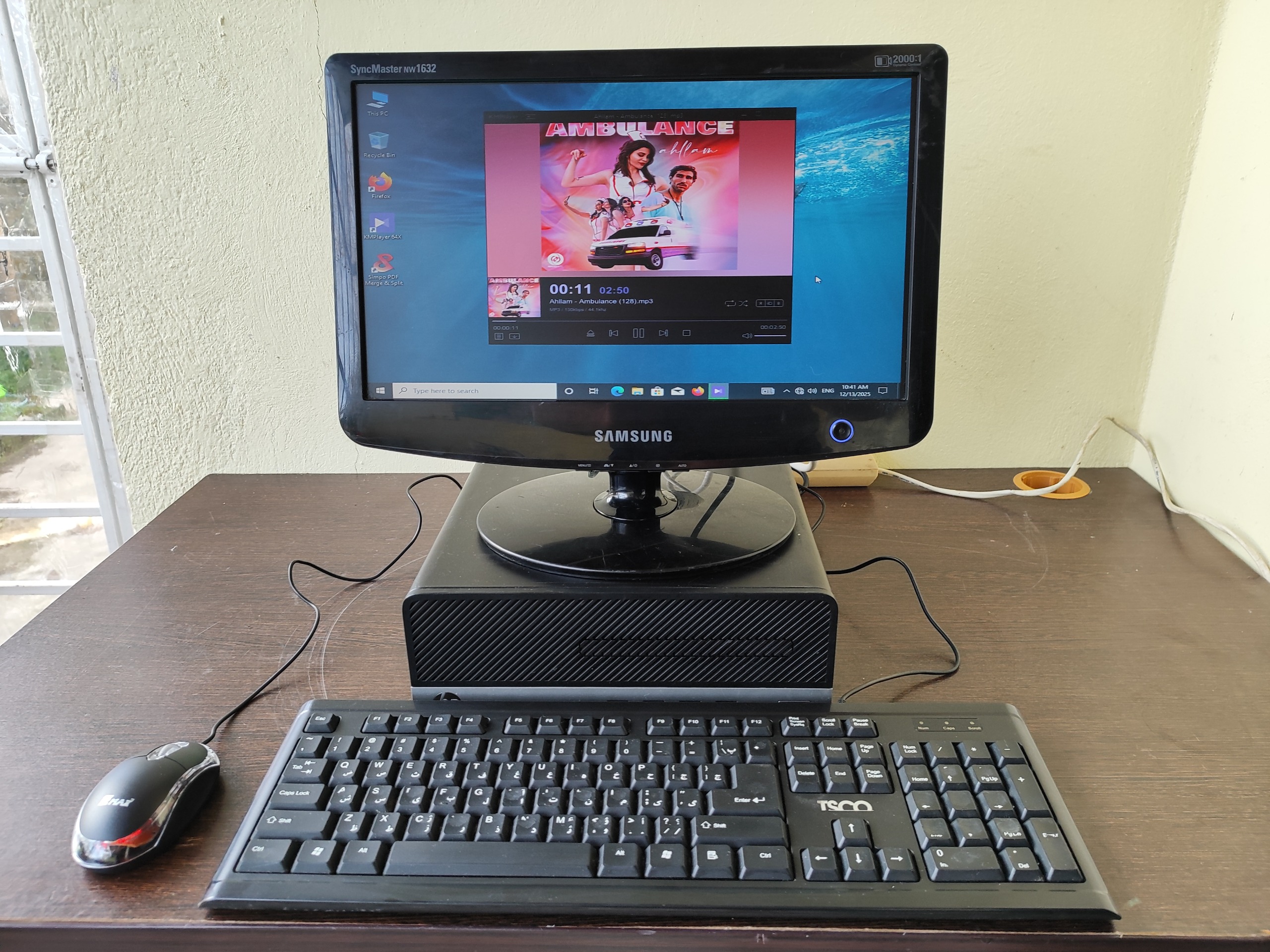 مینی کیس A10 ddr4 رم 16 هارد 500 و ssd گرافیک R7