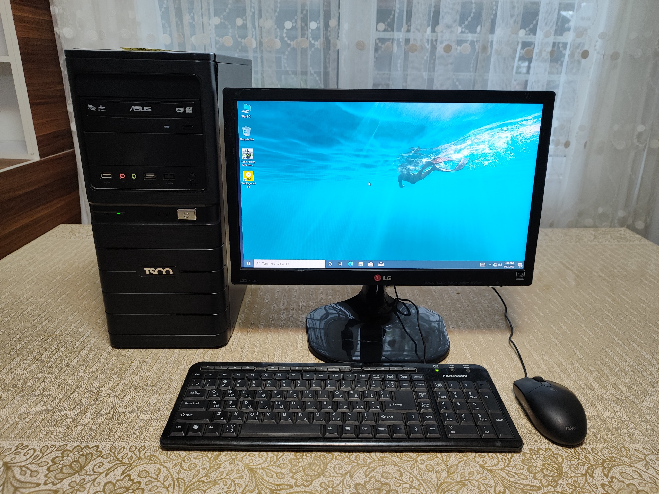 کامپیوترi5 نسل6رم16 ddr4هارد1 تراوssd گرافیک 8