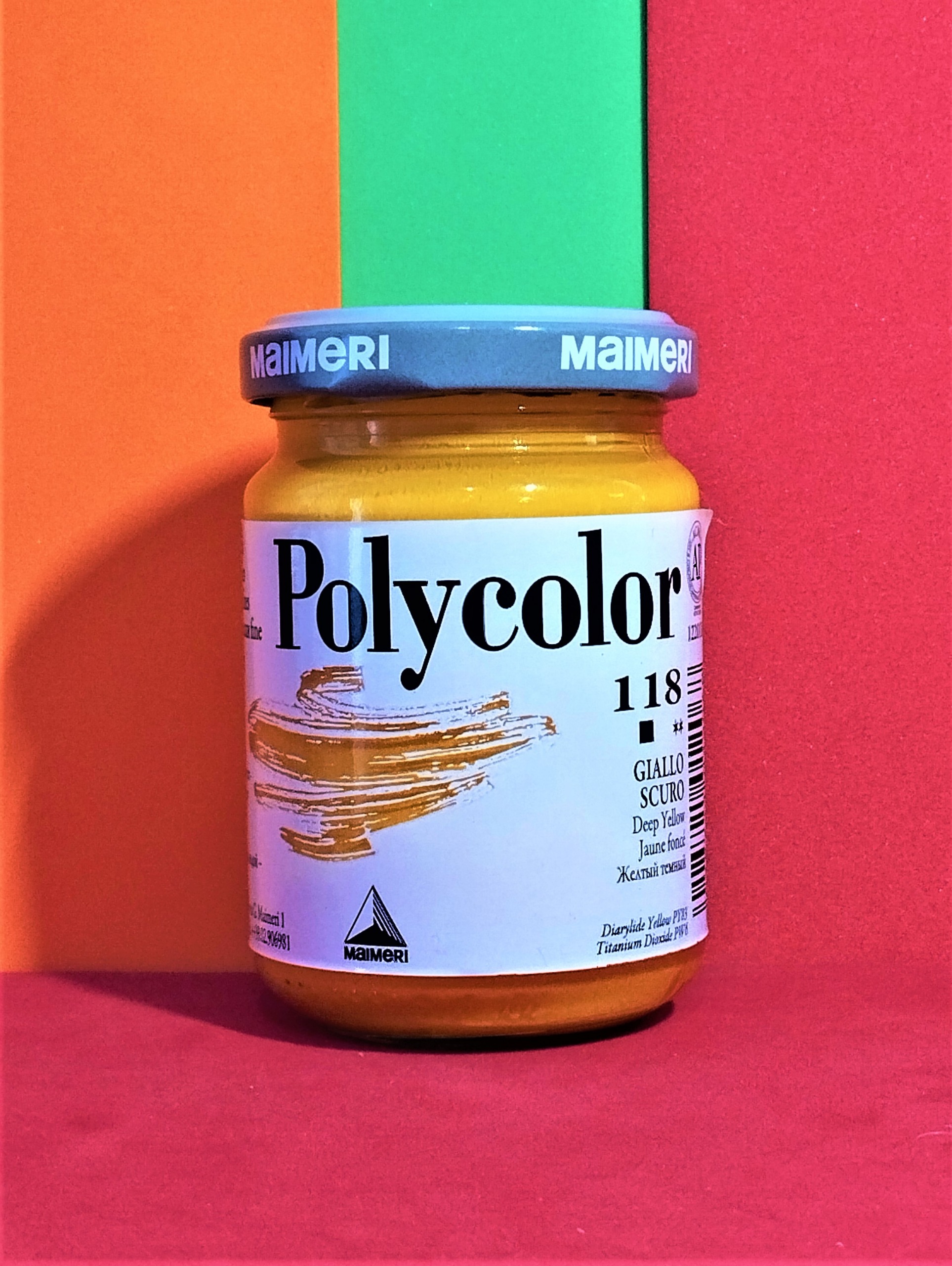 اکریلیک مایمری. شماره 018. زرد اصلی. 140 میل