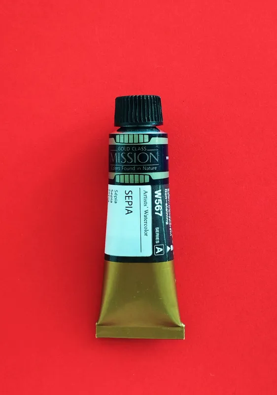 آبرنگ میشن شماره 567 سپیا. 15 میل. کره جنوبی