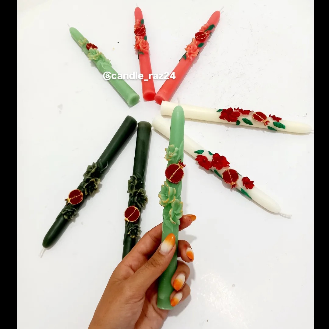 شمع قلمی یلدایی