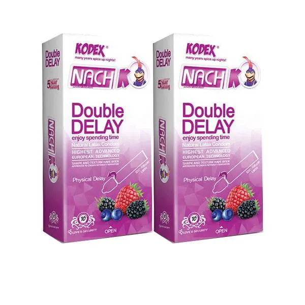 پک دو عدد کاندوم تاخیری دبل دیلی کدکس
