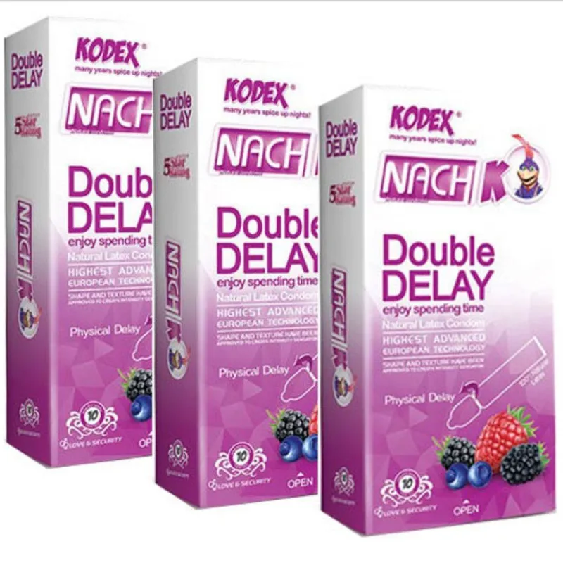 کاندوم تاخیری دبل دیلی کدکس سه بسته 10 عددی