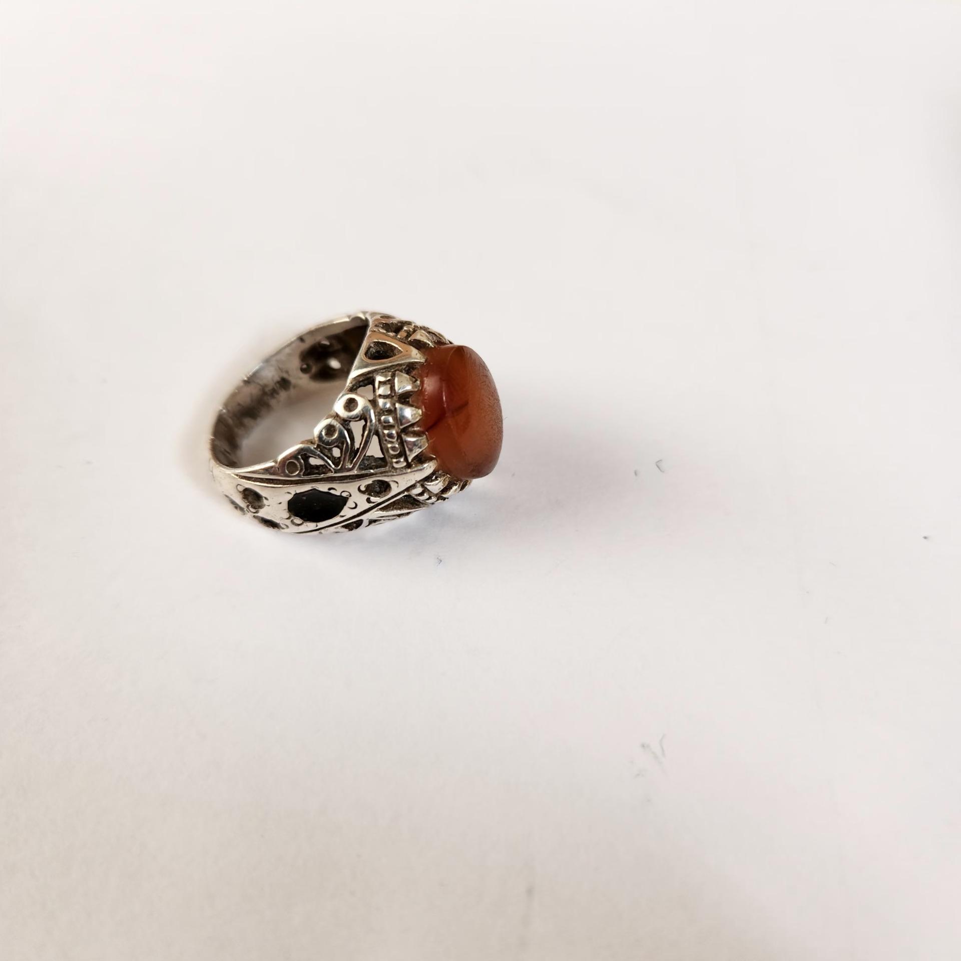 انگشتر نقره عقیق