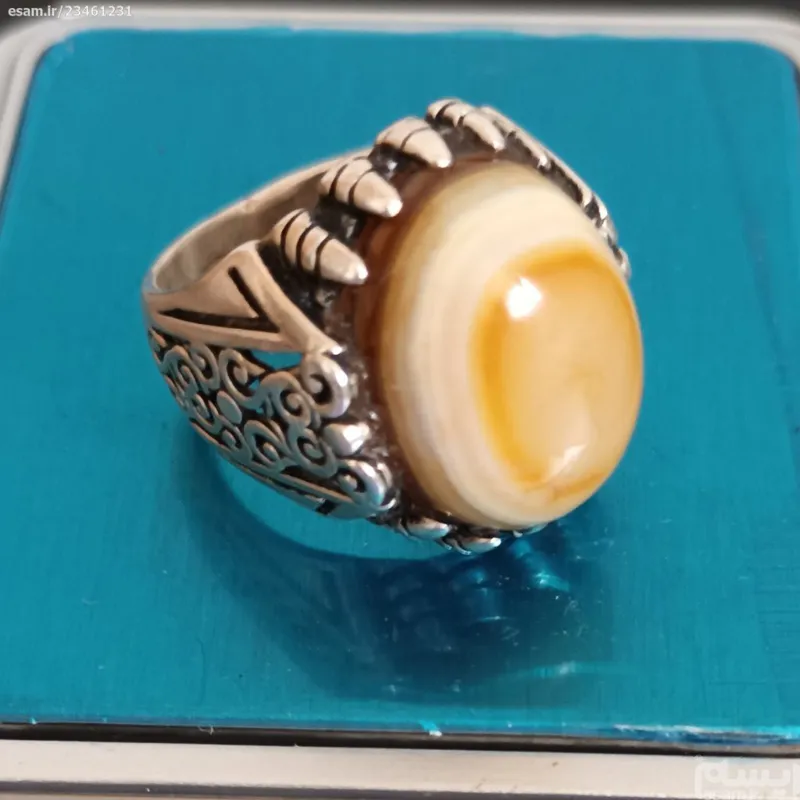 انگشتر نقره باباقوری