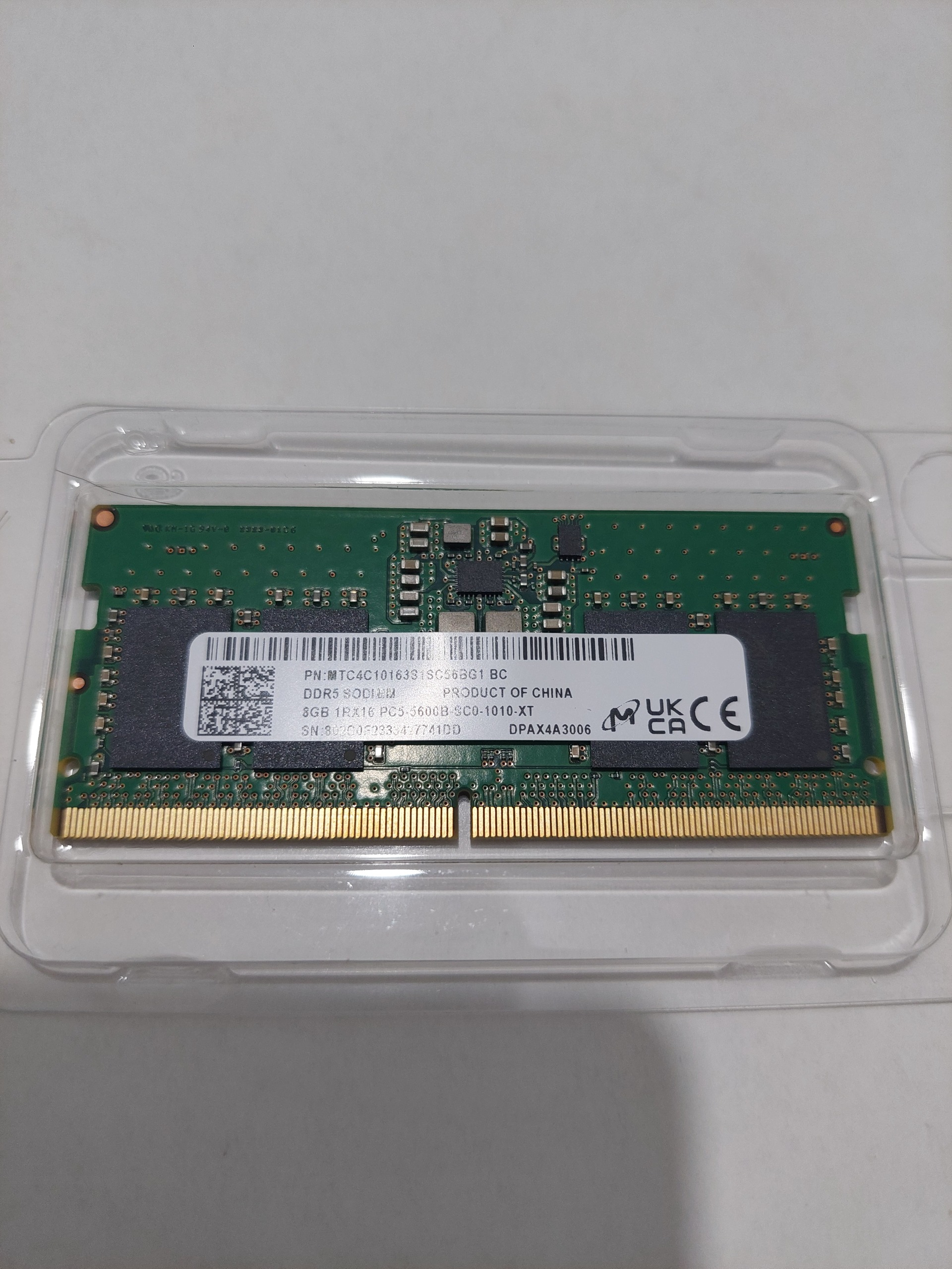 رم ddr5 8GB 5600 میکرون