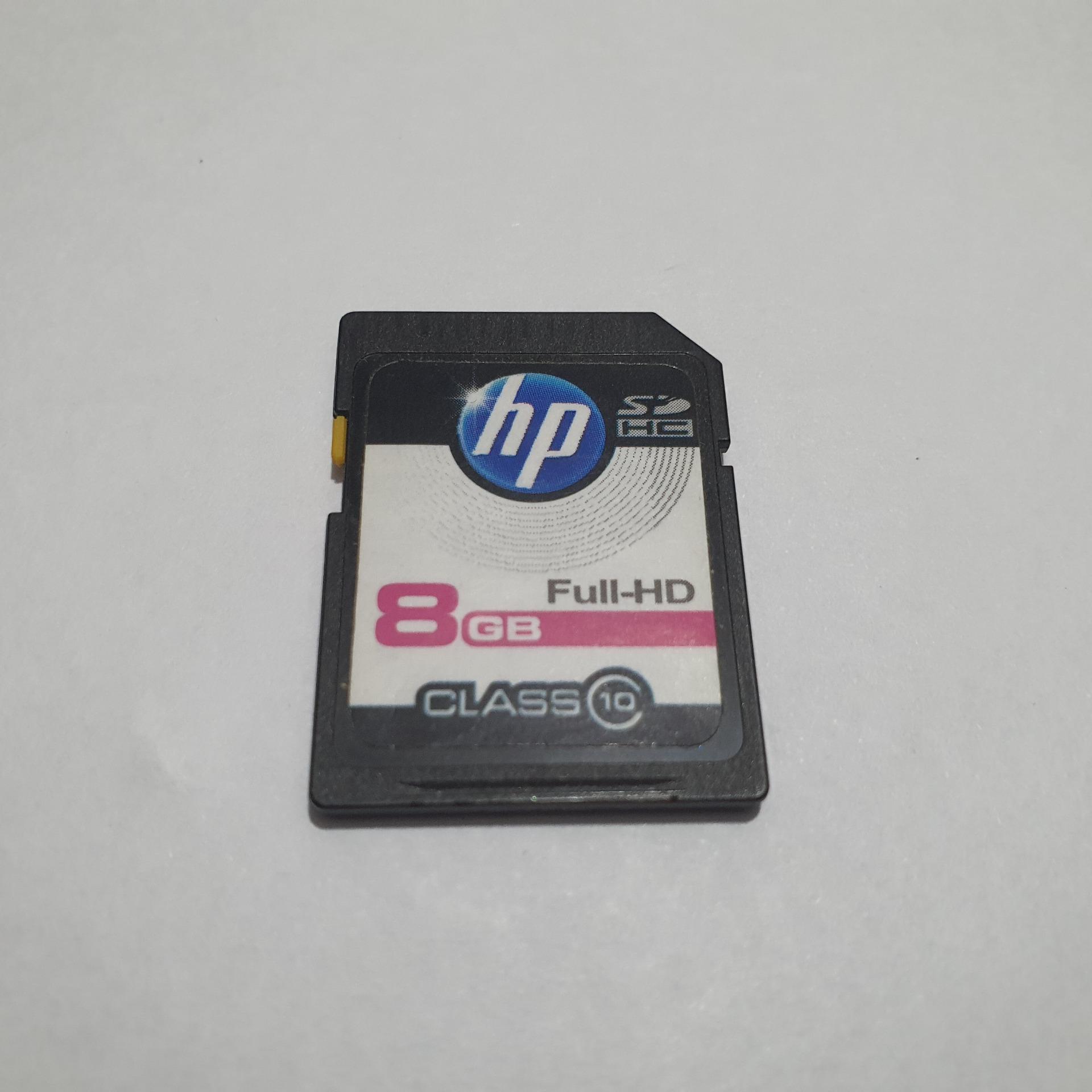 کارت حافظه اس دی 8 گیگ Hp / ساخت ژاپن
