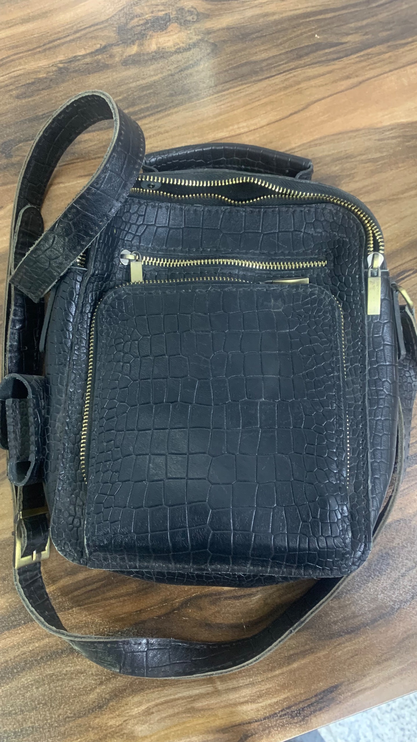کیف دوشی مردانه چرم اصل