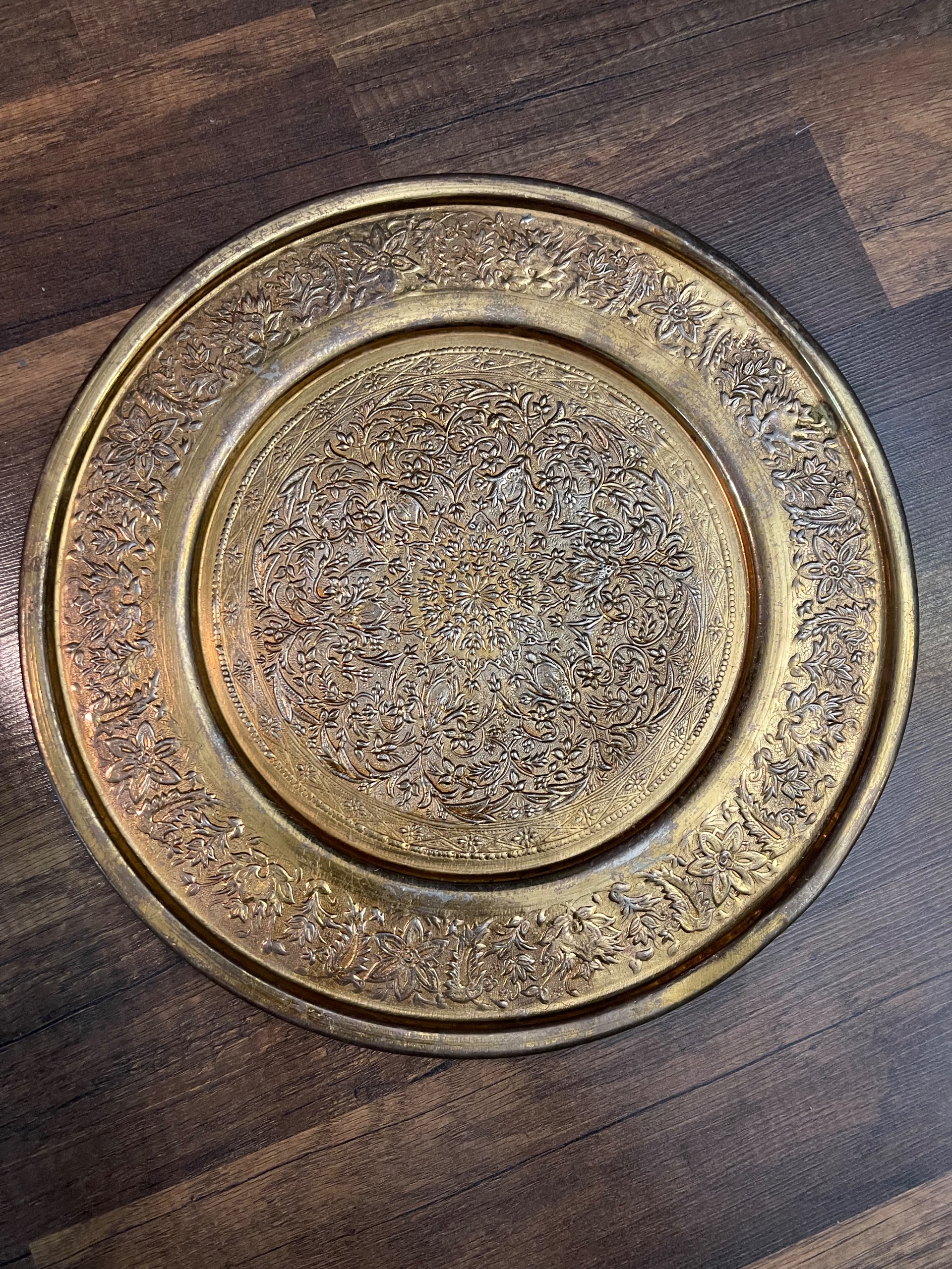 سینی مسی قلم کاری
