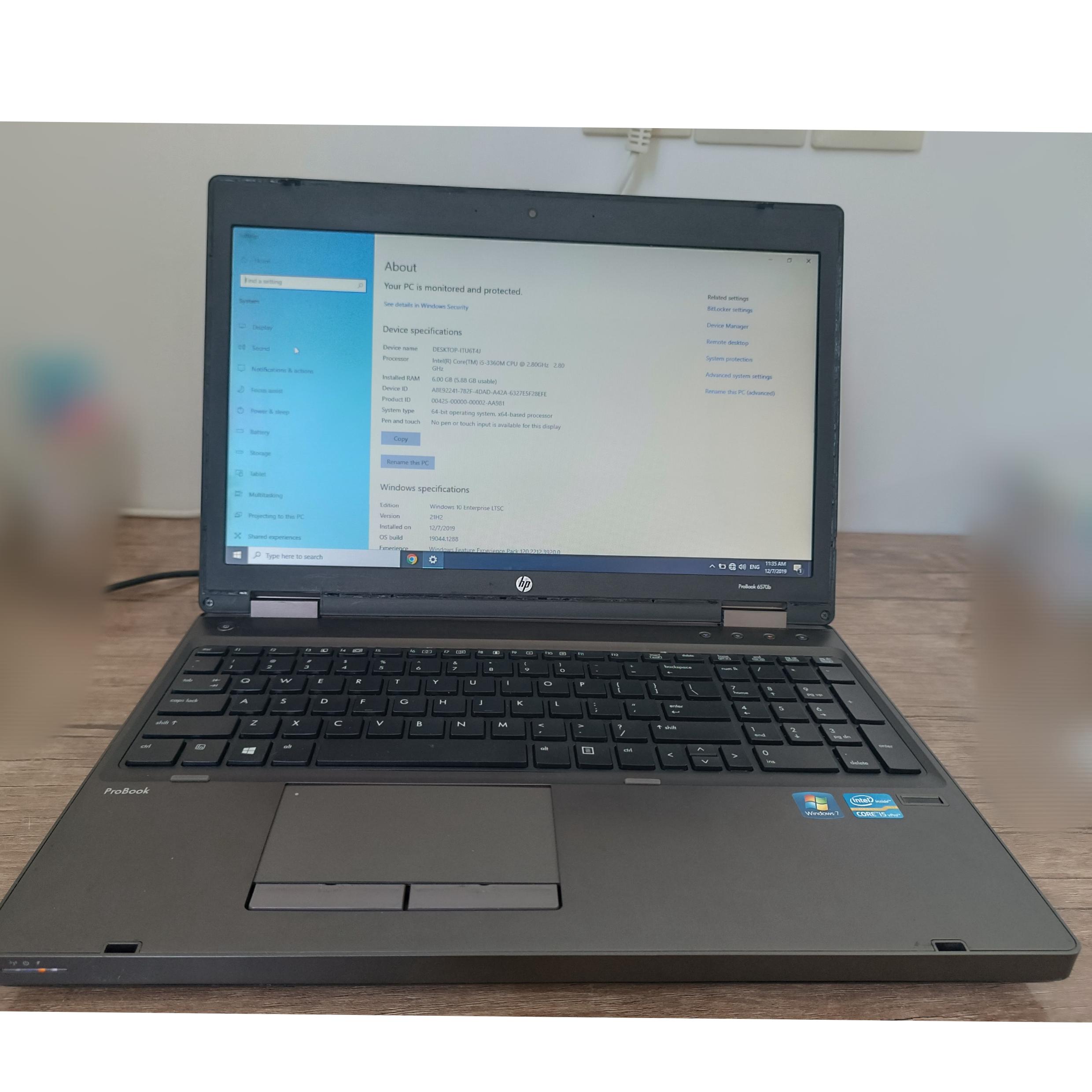 Hp 6570b لپ تاپ