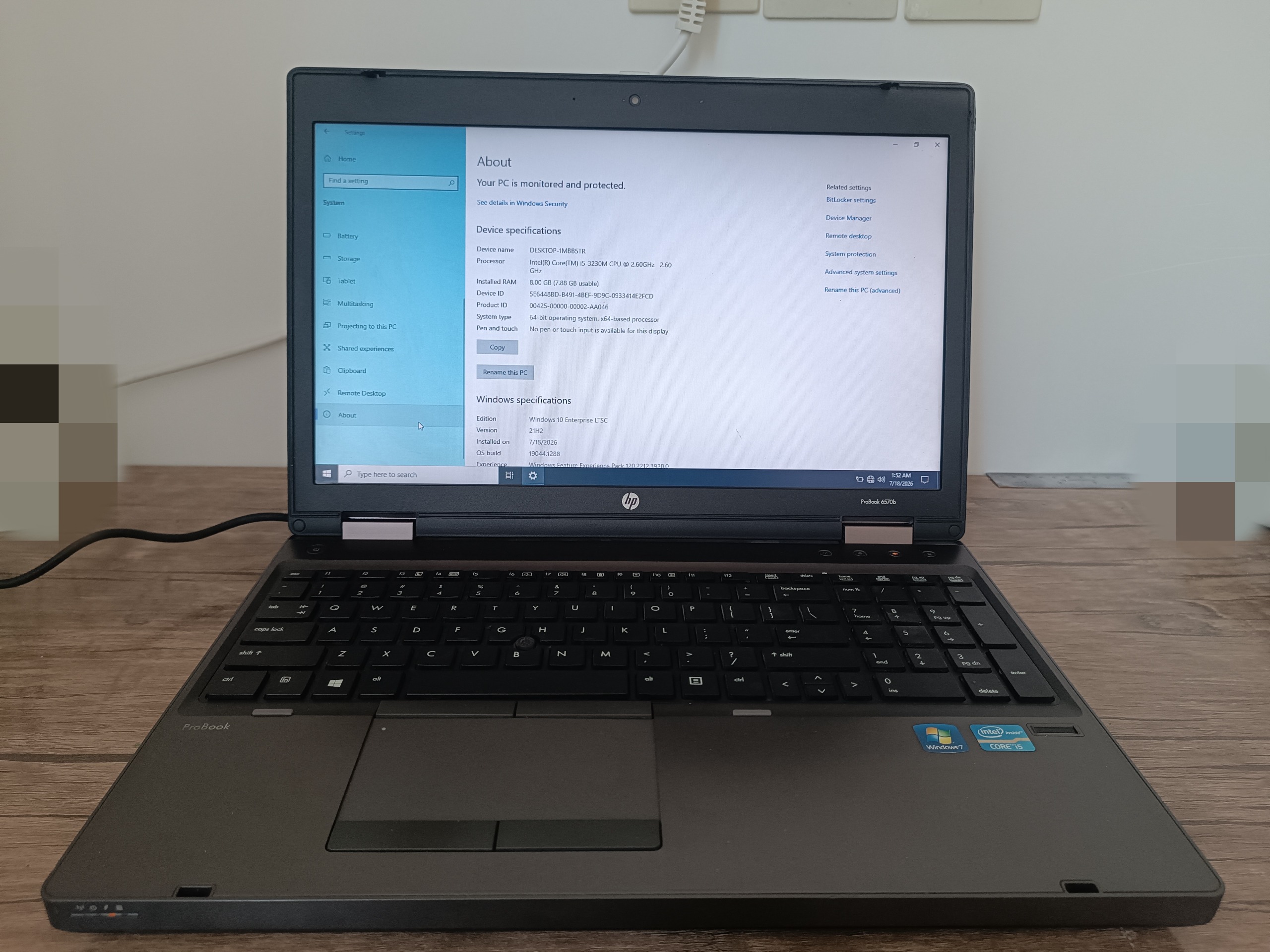 Hp 6570b i5
