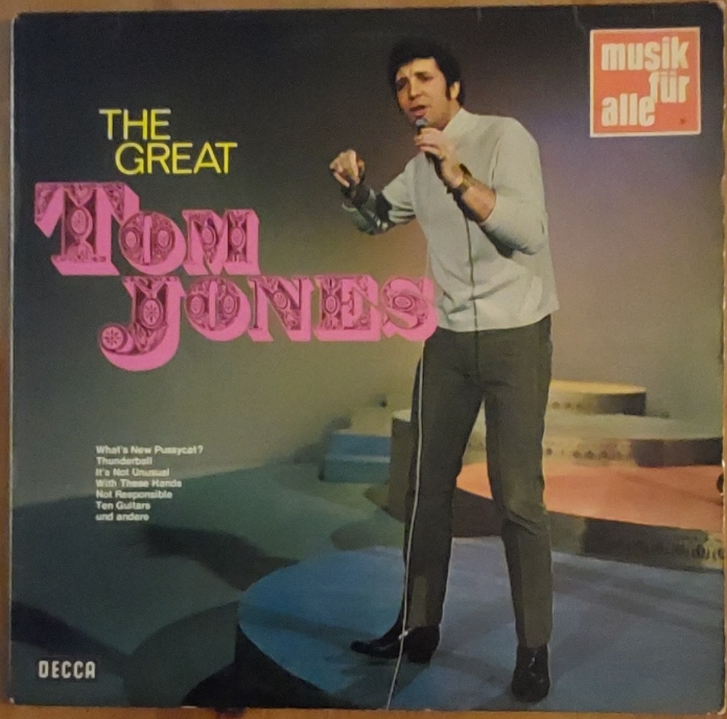 صفحه گرام 33 دور تام جونز