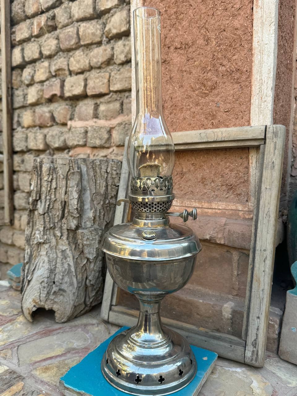 چراغ لامپا ی دو فتیله ی بریتانیا