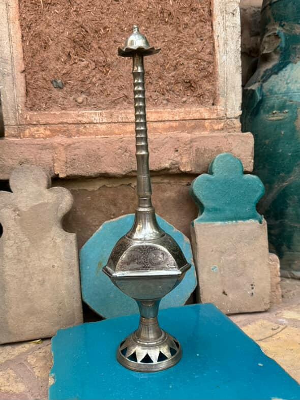 گلاب پاش سه ضلعی برنجی