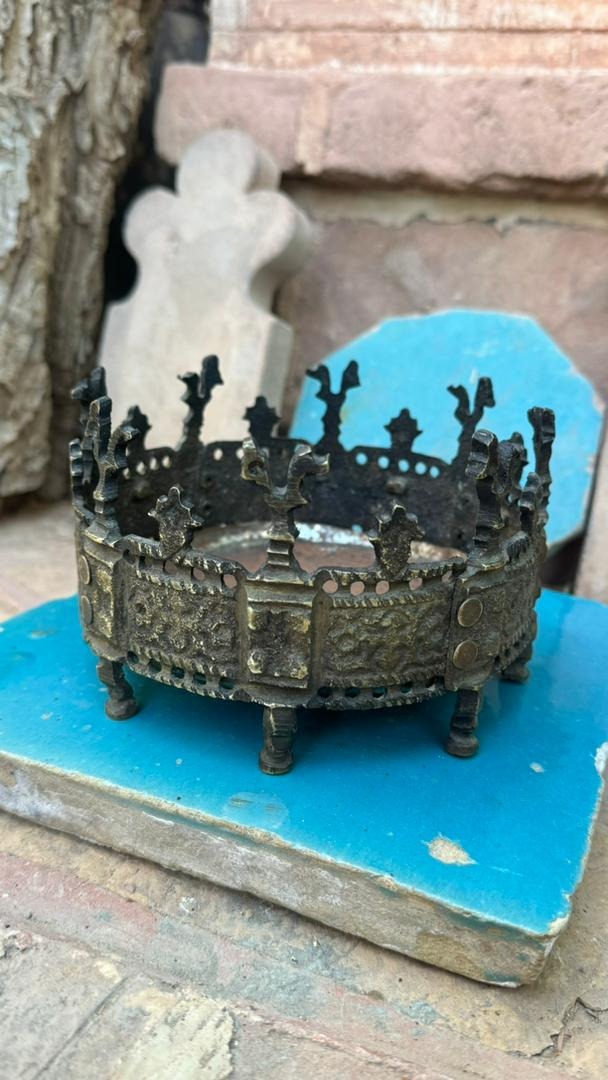 منقل برنجی قدیمی