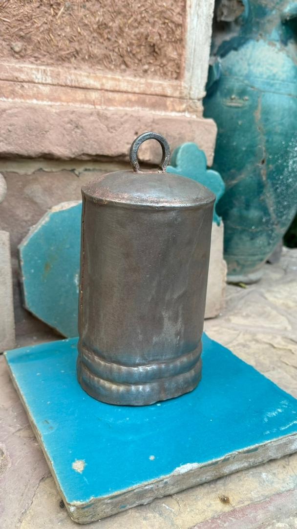 زنگ (زنگوله) فولادی بزرگ خوش صدا 15 سانتی
