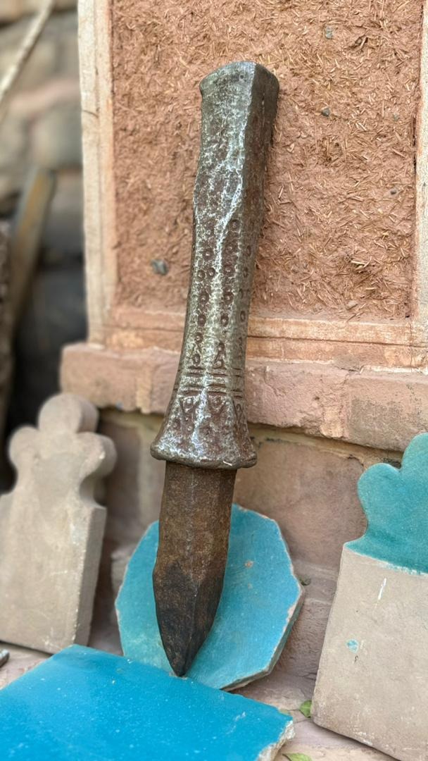 سندان کاردار فولادی قاجاری