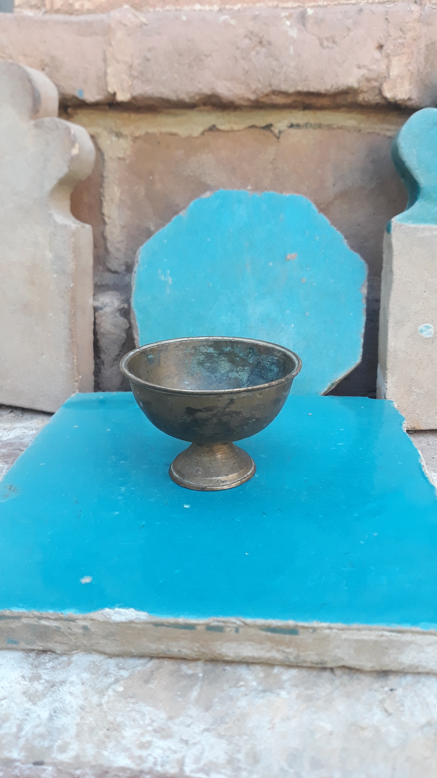 جام برنجی قدیمی کمیاب